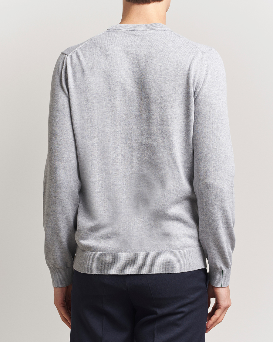Homme | Pulls Et Tricots | Lacoste | Cotton Knitted Sweater Silver Chine