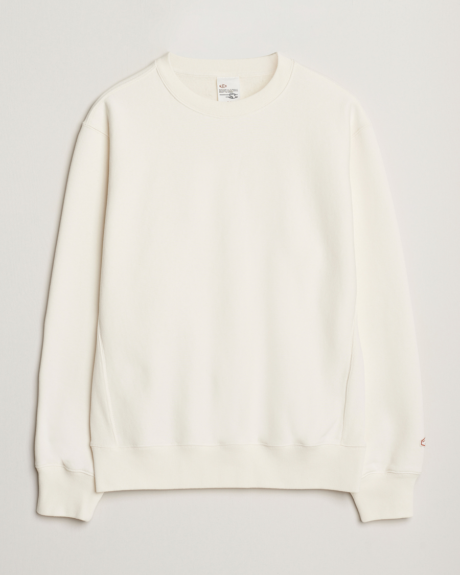Homme | Pulls Et Tricots | Nudie Jeans | Hasse Crew Neck Sweatshirt Ecru