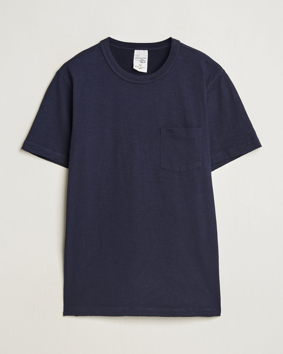 Homme | T-shirts | Nudie Jeans | Roy Heavy Slub T-Shirt Blueberry
