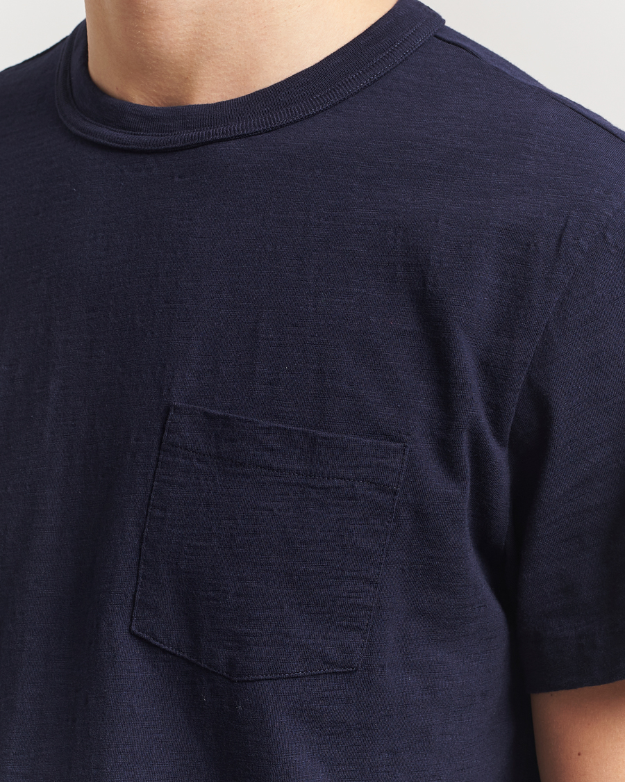 Homme | T-shirts | Nudie Jeans | Roy Heavy Slub T-Shirt Blueberry