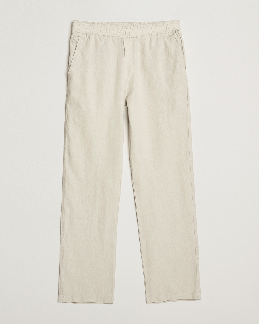 Homme | Pantalons | Samsøe Samsøe | Jabari Linen Drawstring Trousers Moonstruck