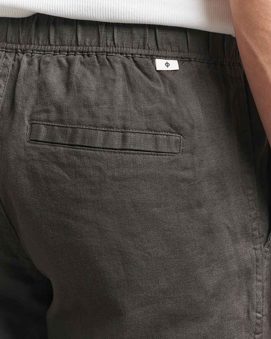 Homme | Pantalons | Samsøe Samsøe | Jabari Linen Drawstring Trousers Beluga Grey