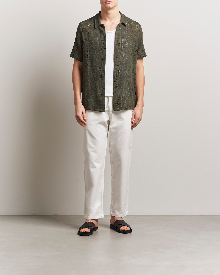 Homme | Pantalons | Samsøe Samsøe | Jabari Drawstring Trousers Clear Cream
