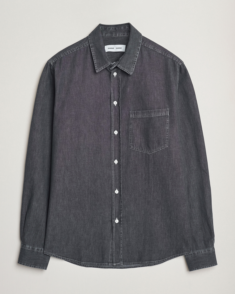 Homme | Chemises | Samsøe Samsøe | Ryan Chambray Shirt Grey