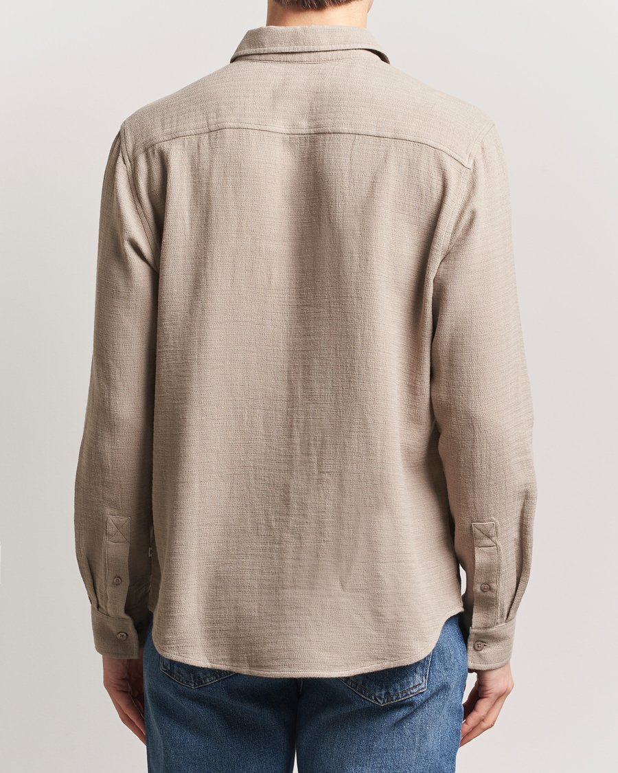 Homme | Chemises | Samsøe Samsøe | Ryan Cotton/Linen Shirt Greige