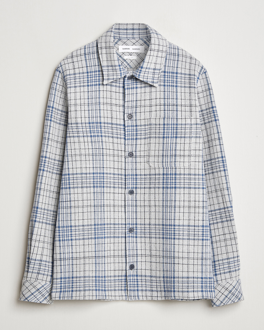 Homme | Chemises | Samsøe Samsøe | Taka Checked Overshirt Moonstruck