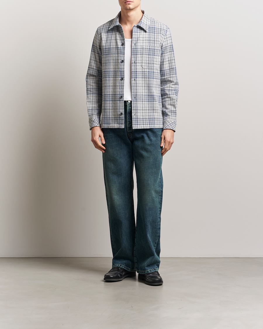 Homme | Chemises | Samsøe Samsøe | Taka Checked Overshirt Moonstruck