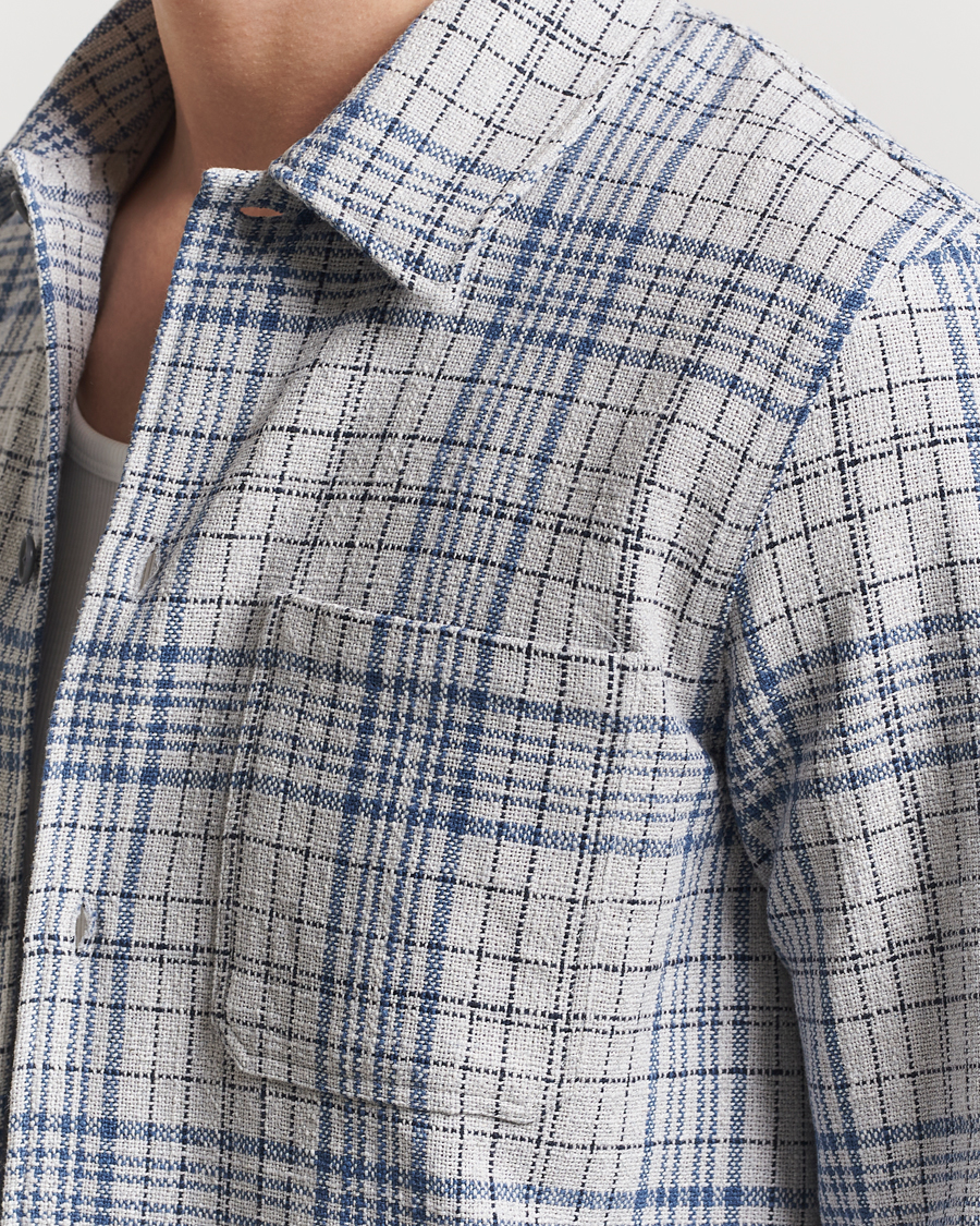 Homme | Chemises | Samsøe Samsøe | Taka Checked Overshirt Moonstruck