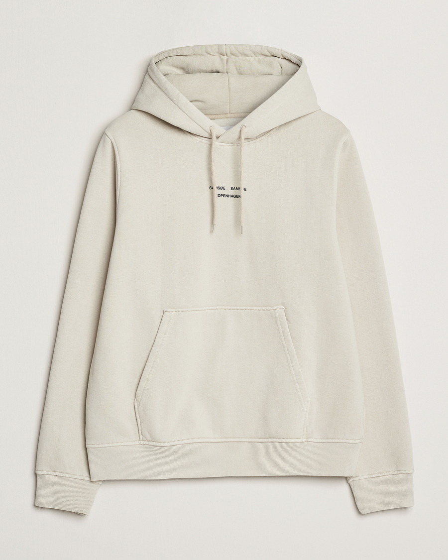 Homme | Pulls Et Tricots | Samsøe Samsøe | Marcus Center Logo Hoodie Moonstruck