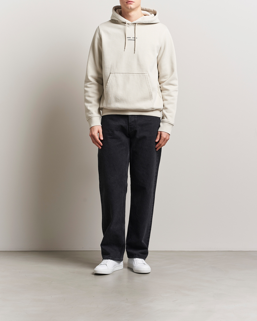 Homme | Pulls Et Tricots | Samsøe Samsøe | Marcus Center Logo Hoodie Moonstruck