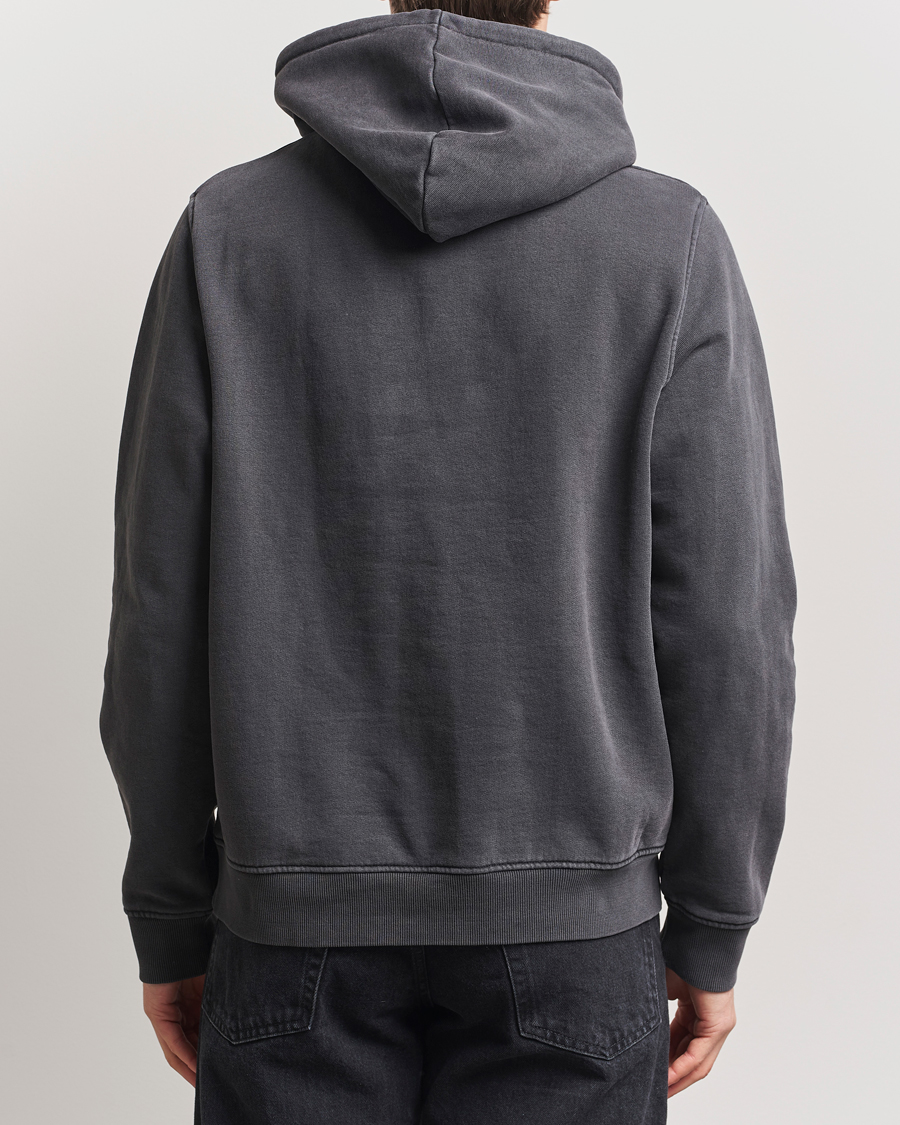 Homme | Pulls Et Tricots | Samsøe Samsøe | Marcus Center Logo Hoodie Washed Black