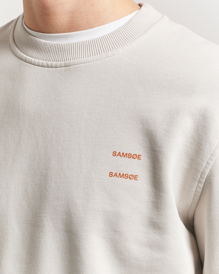 Homme | Pulls Et Tricots | Samsøe Samsøe | Joel Organic Cotton Sweatshirt Moonstruck