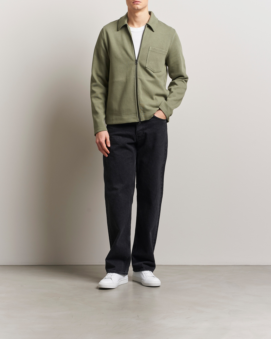 Homme | Pulls Et Tricots | Samsøe Samsøe | Hannes Full Zip Sweater Four Leaf Clover