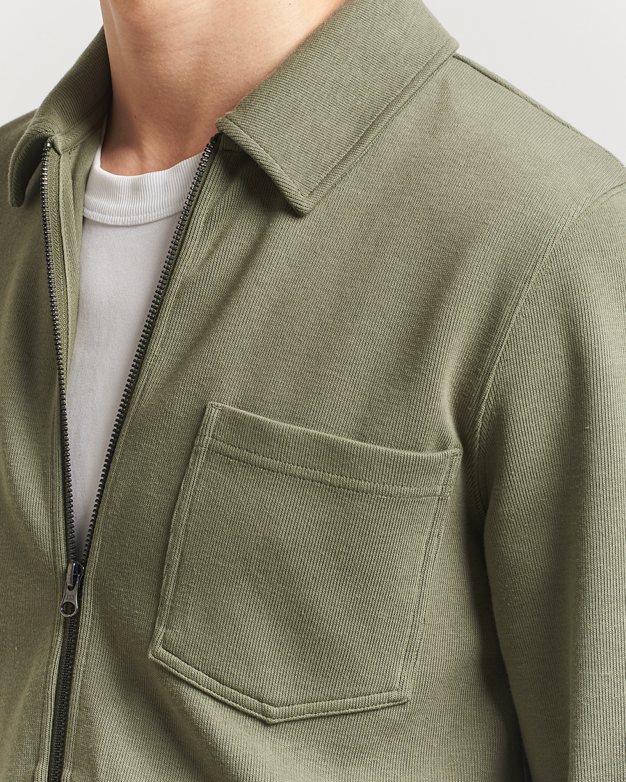 Homme | Pulls Et Tricots | Samsøe Samsøe | Hannes Full Zip Sweater Four Leaf Clover