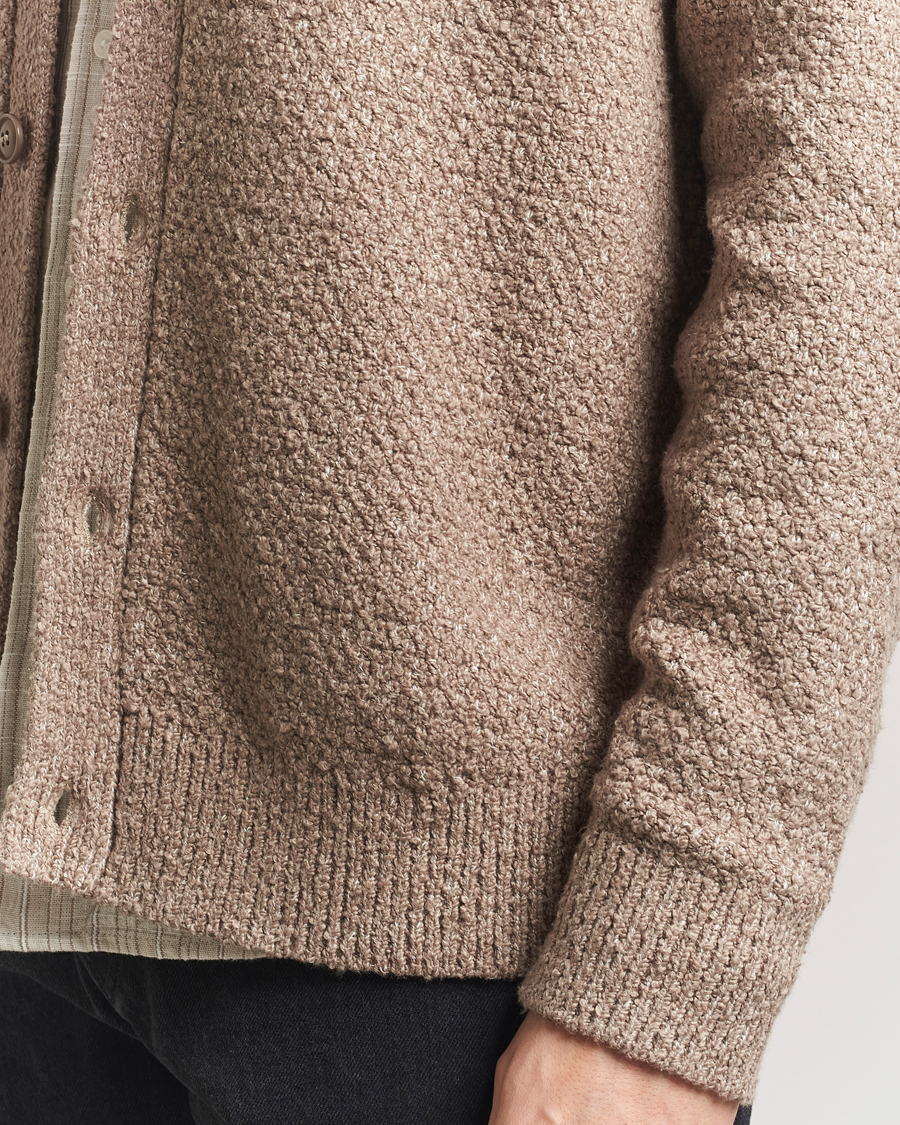 Homme | Pulls Et Tricots | Samsøe Samsøe | Ezra Heavy Knitted Cardigan Greige Melange