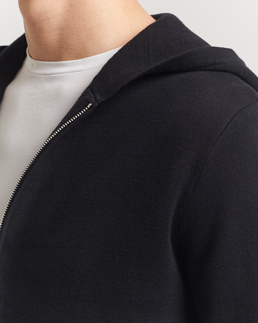 Homme | Pulls Et Tricots | Samsøe Samsøe | Niklas Full Zip Hoodie Black