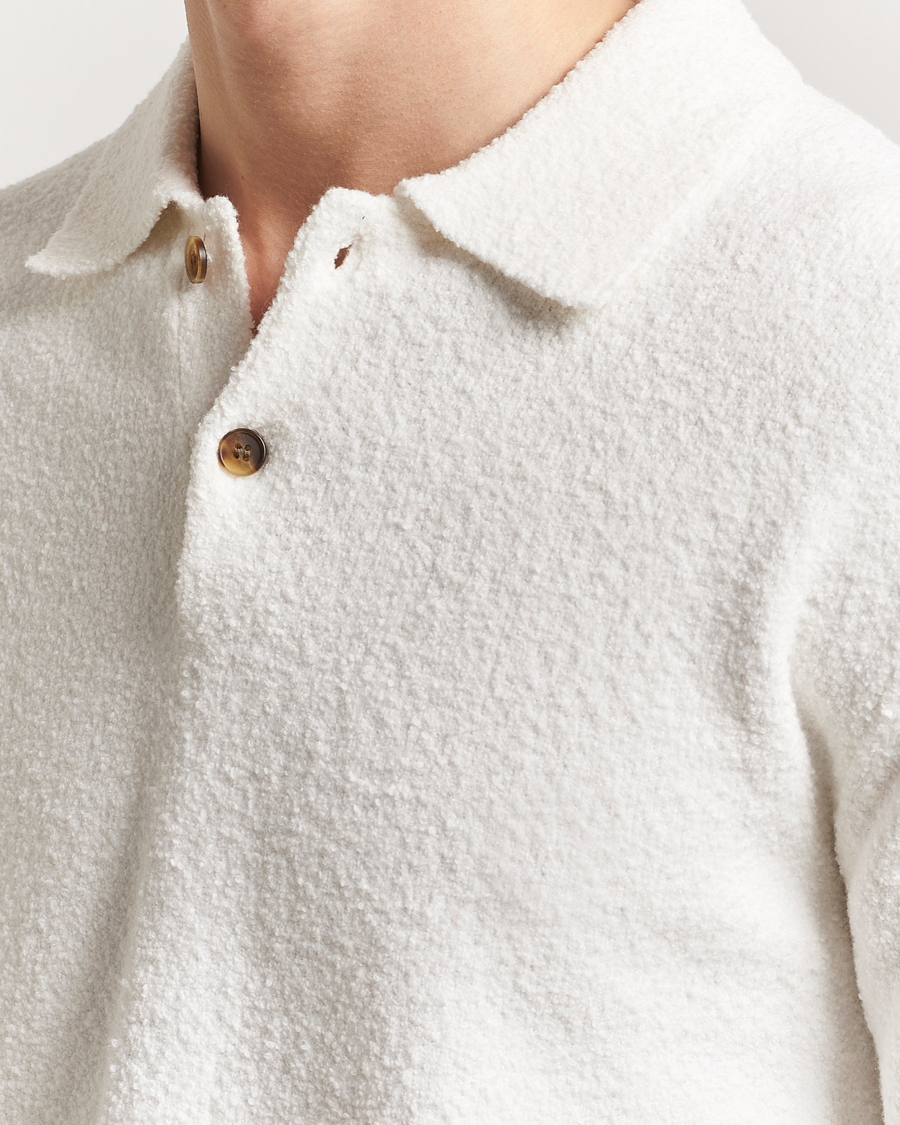 Homme | Pulls Et Tricots | Samsøe Samsøe | Nino Knitted Polo Clear Cream