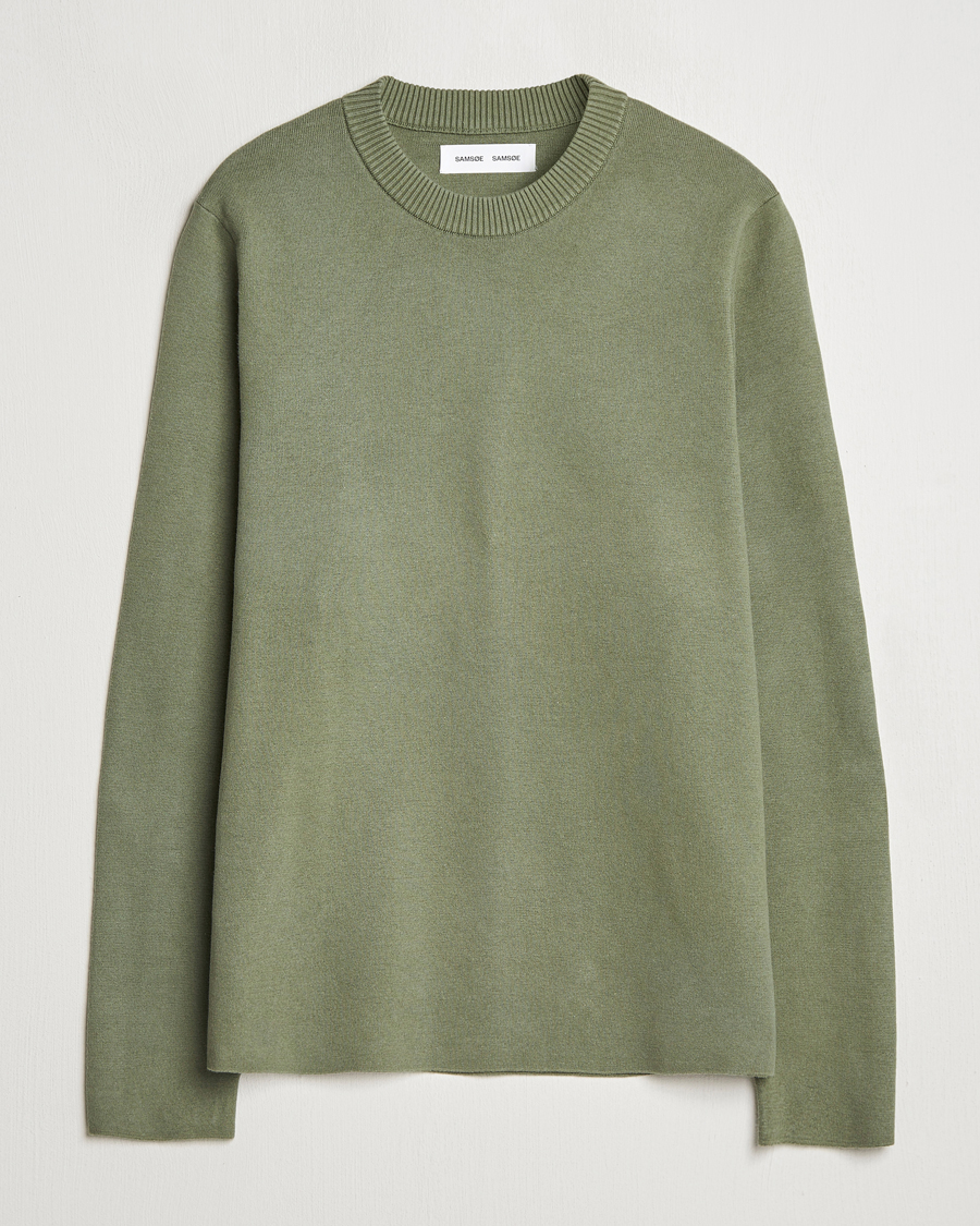 Homme | Pulls Et Tricots | Samsøe Samsøe | Niklas Crew Neck Sweater Four Leaf Clover