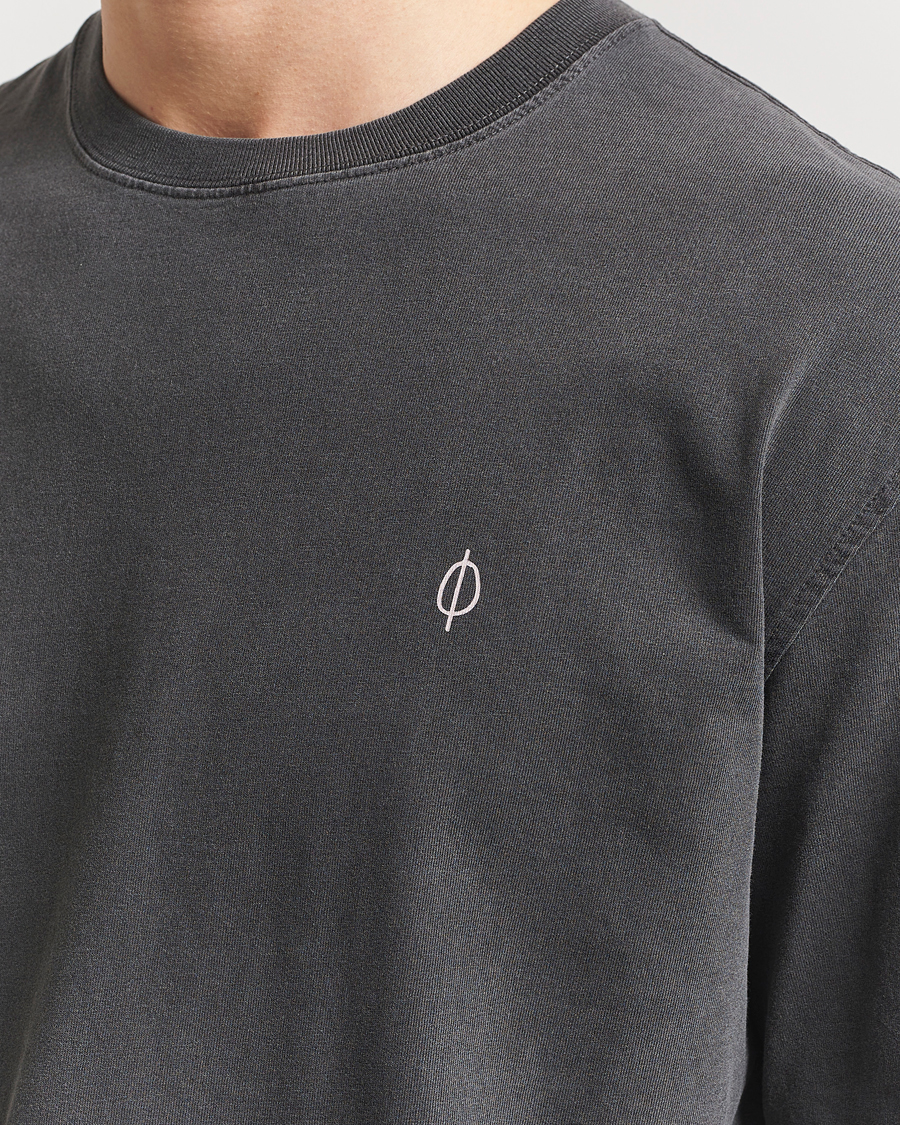 Homme | T-shirts | Samsøe Samsøe | Wandering Printed Crew Neck T-Shirt Washed Black