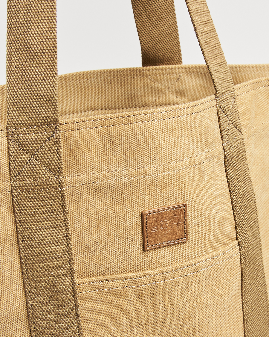 Homme | GANT Washed Canvas Totebag Oak Beige | GANT | Washed Canvas Totebag Oak Beige