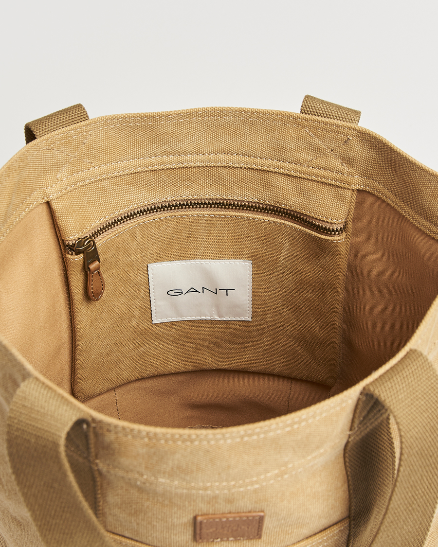 Homme | GANT Washed Canvas Totebag Oak Beige | GANT | Washed Canvas Totebag Oak Beige