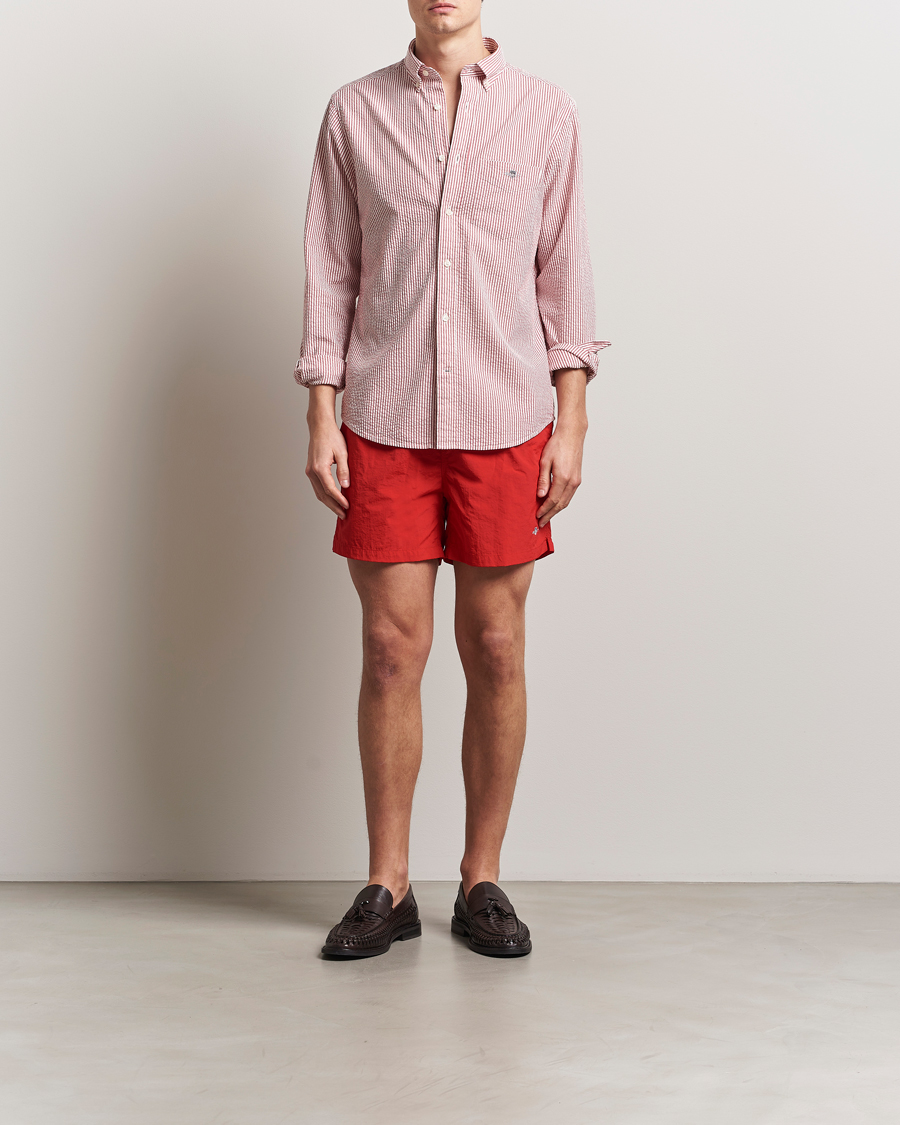 Homme | Maillots De Bain | GANT | Basic Swimshorts Bright Red