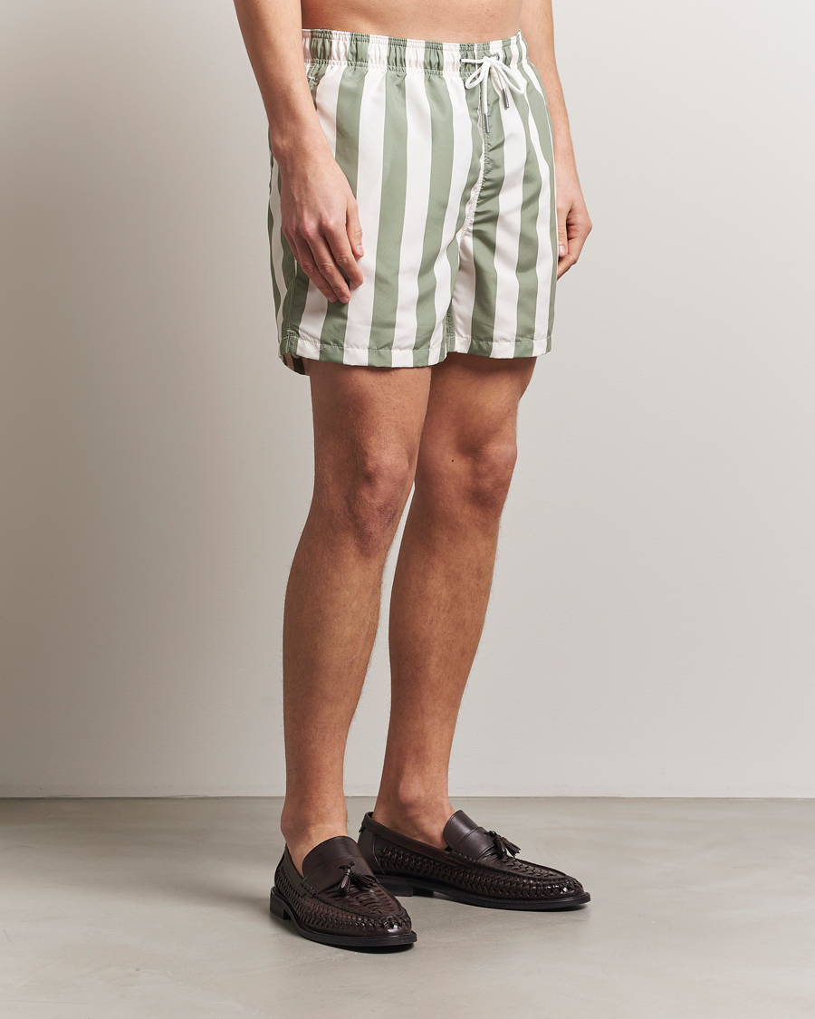 Homme | Maillots De Bain | GANT | Blockstriped Swimshorts Kalamata Green