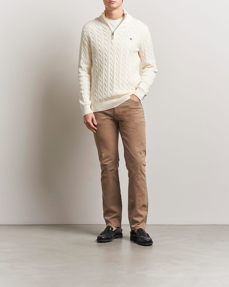 Homme | Pantalons | GANT | Regular Desert 5-Pocket Pants Brown