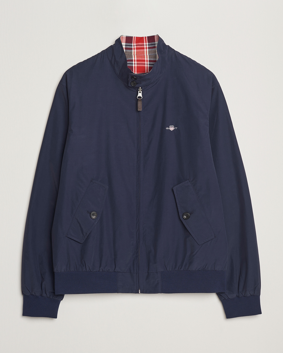 Homme | Manteaux Et Vestes | GANT | Reversible Harrington Jacket Classic Blue