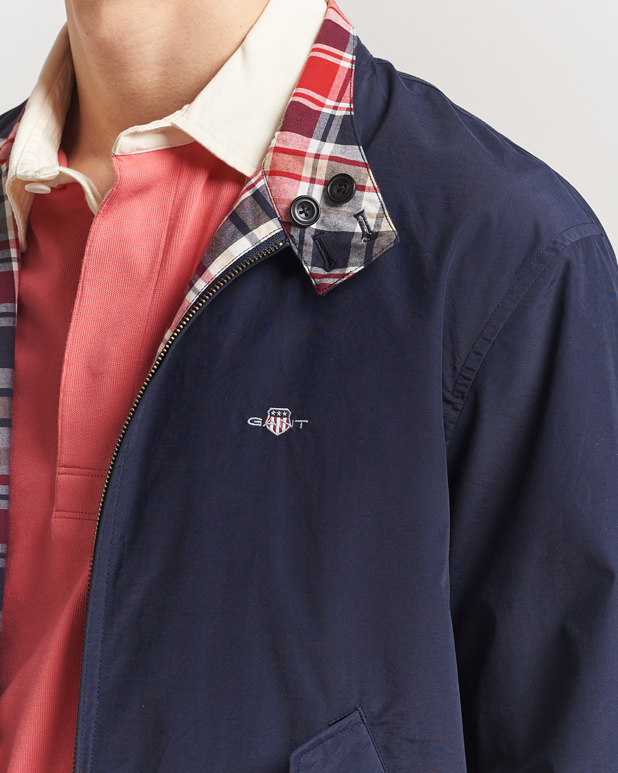 Homme | Manteaux Et Vestes | GANT | Reversible Harrington Jacket Classic Blue