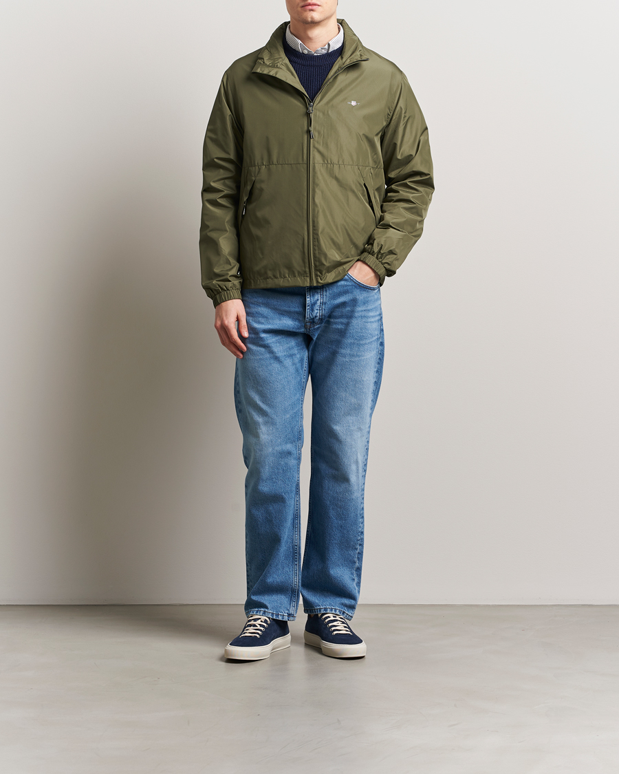 Homme | Manteaux Et Vestes | GANT | Lightweight Windshielder Jacket Juniper Green