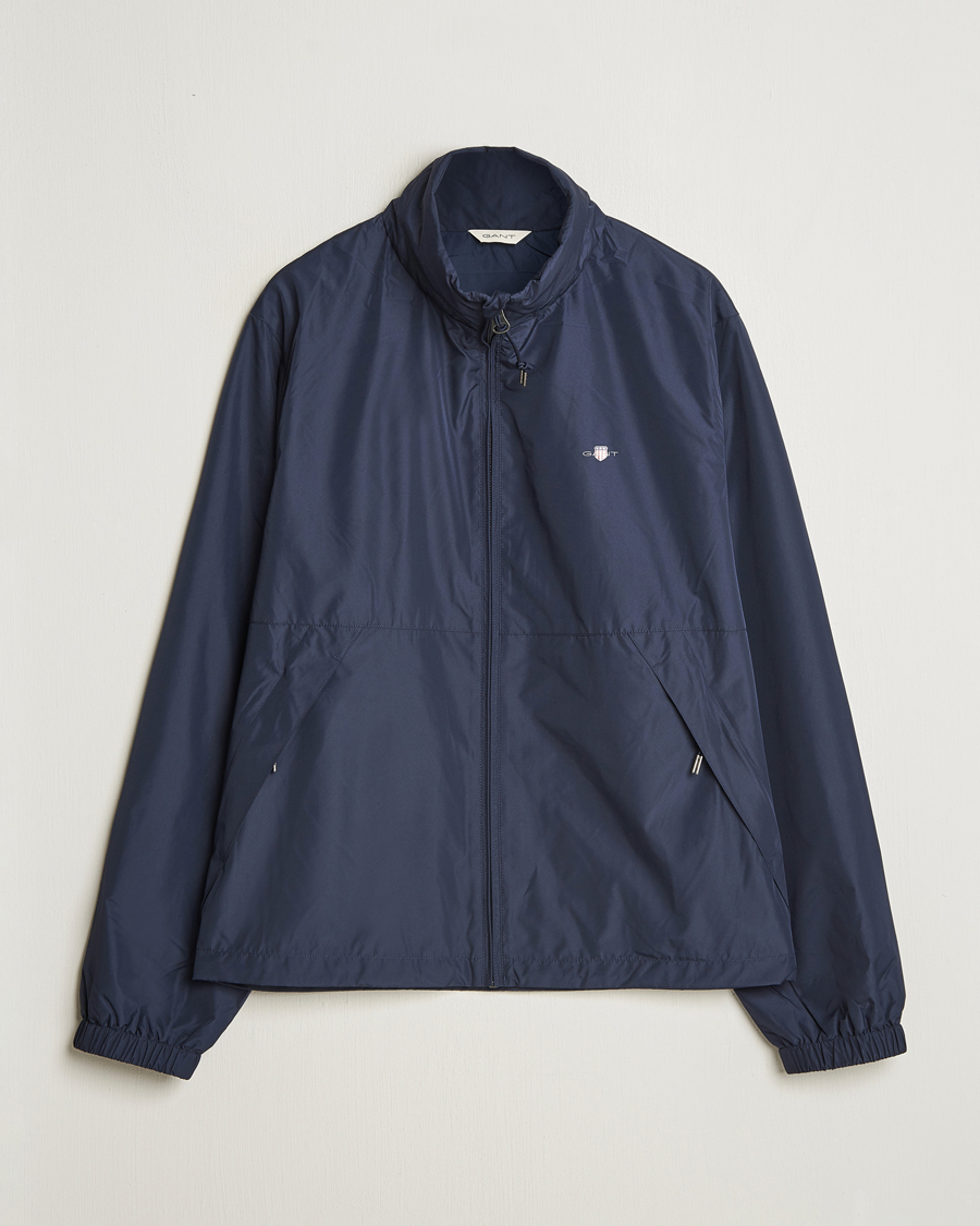 Homme | Manteaux Et Vestes | GANT | Lightweight Windshielder Jacket Evening Blue