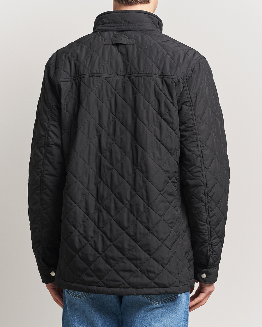 Homme | Manteaux Et Vestes | GANT | Quilted Windcheater Mid-Length Jacket Black
