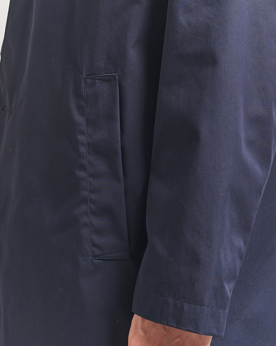 Homme | Manteaux Et Vestes | GANT | Cotton Car Coat Evening Blue