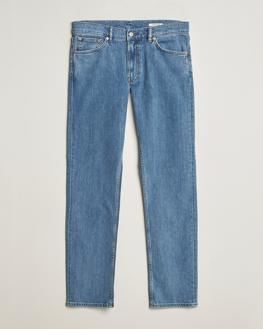 Homme | Jeans | Gant | Regular Fit Jeans Mid Blue Worn In