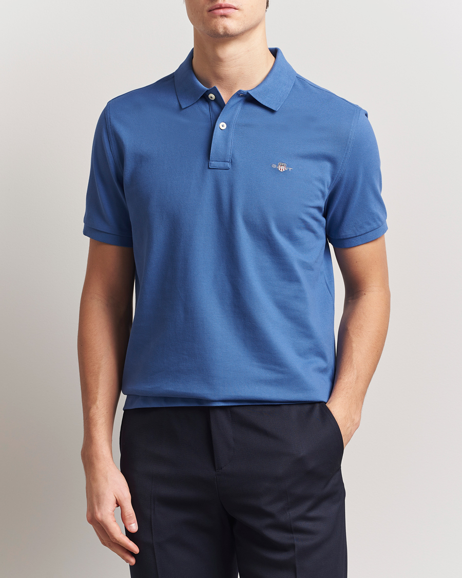 Homme | Polos | GANT | The Original Polo Rich Blue