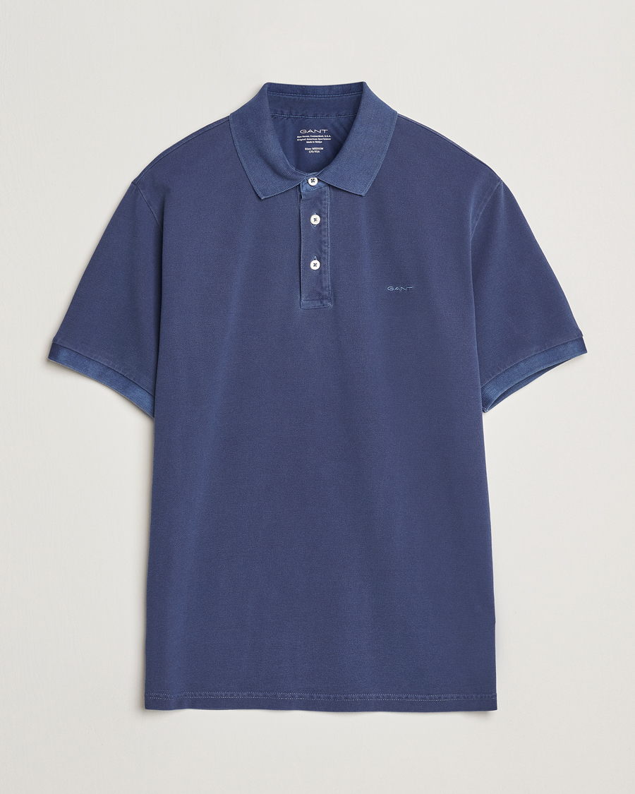 Homme | Polos | GANT | Sunfaded Polo Persian Blue