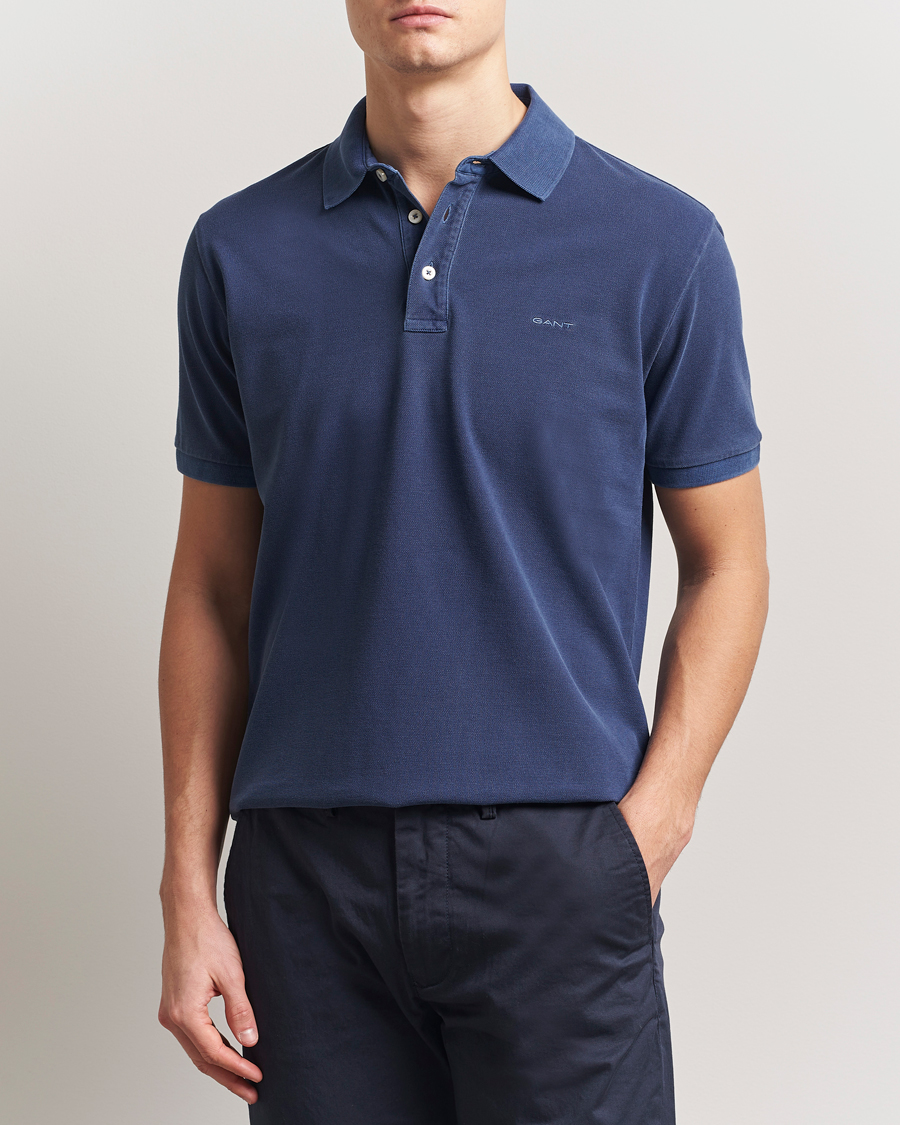 Homme | Polos | GANT | Sunfaded Polo Persian Blue