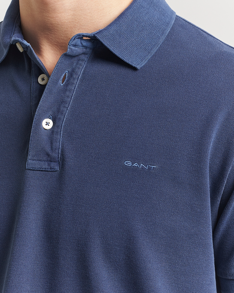 Homme | Polos | Gant | Sunfaded Polo Persian Blue