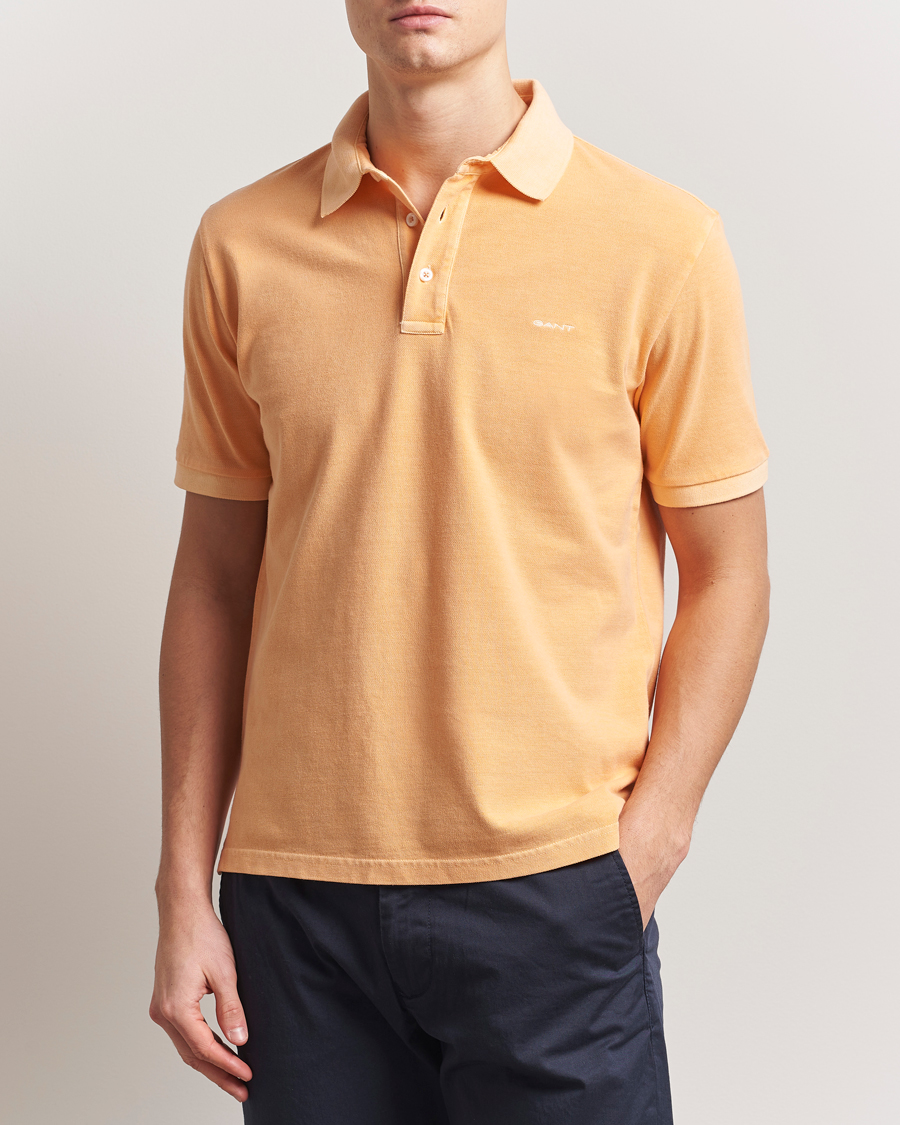 Homme | Polos | GANT | Sunfaded Polo Peachy Orange