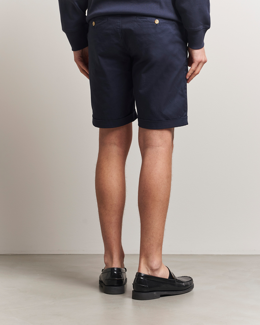 Homme | Shorts | GANT | Regular Sunfaded Shorts Evening Blue