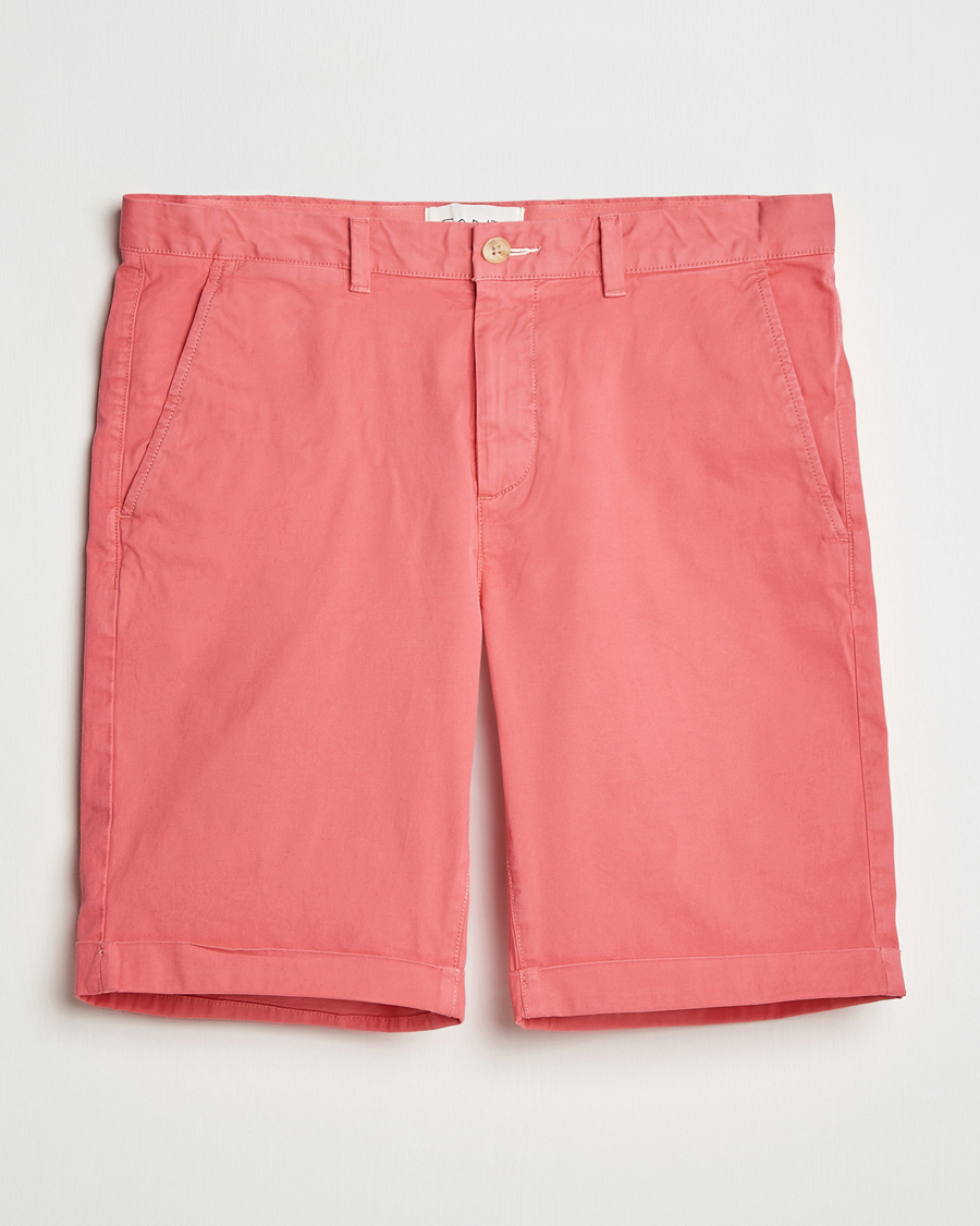 Homme | Shorts | GANT | Regular Sunfaded Shorts Watermelon Red