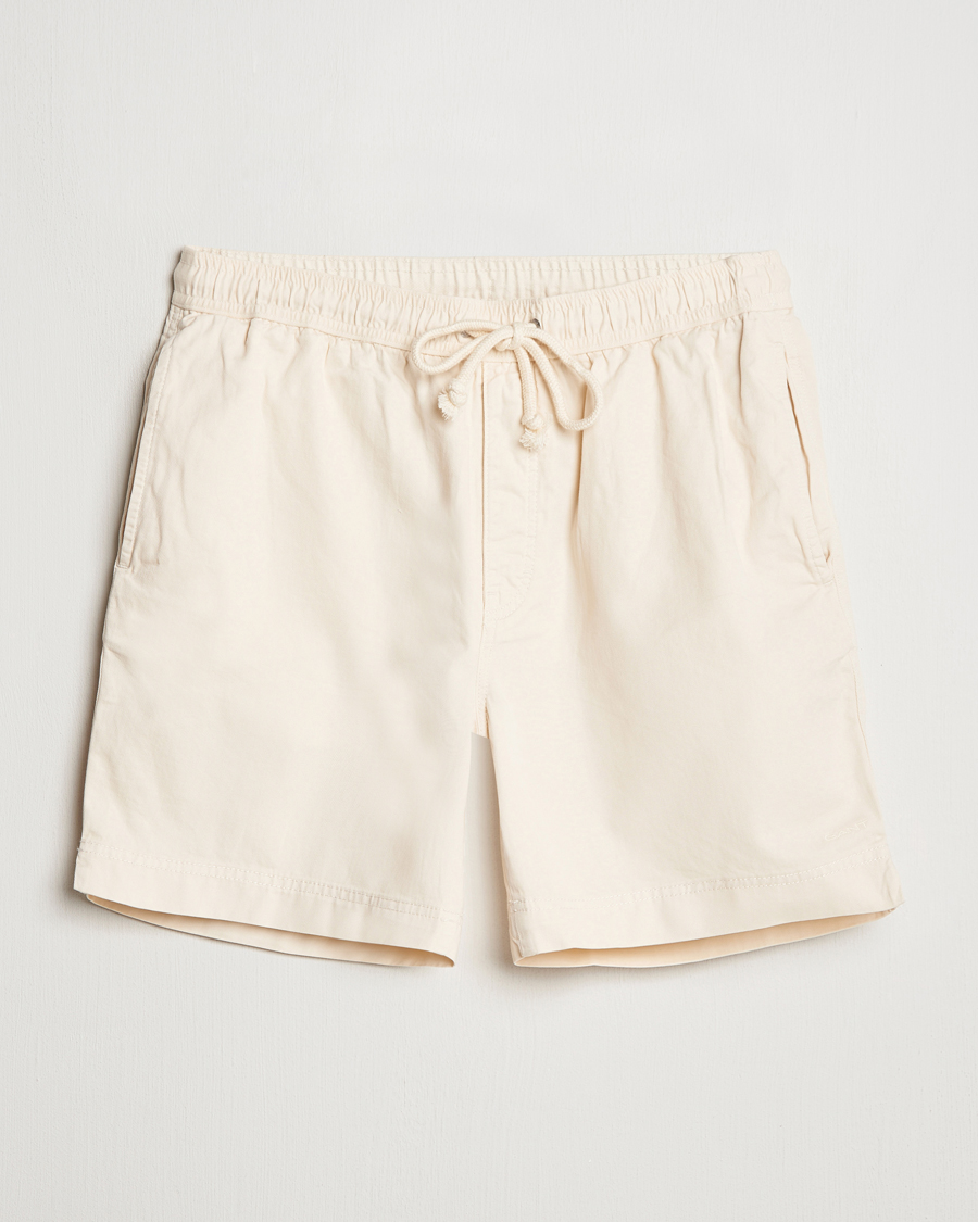 Homme | Shorts | GANT | Regular Sunfaded Drawstring Shorts Cream