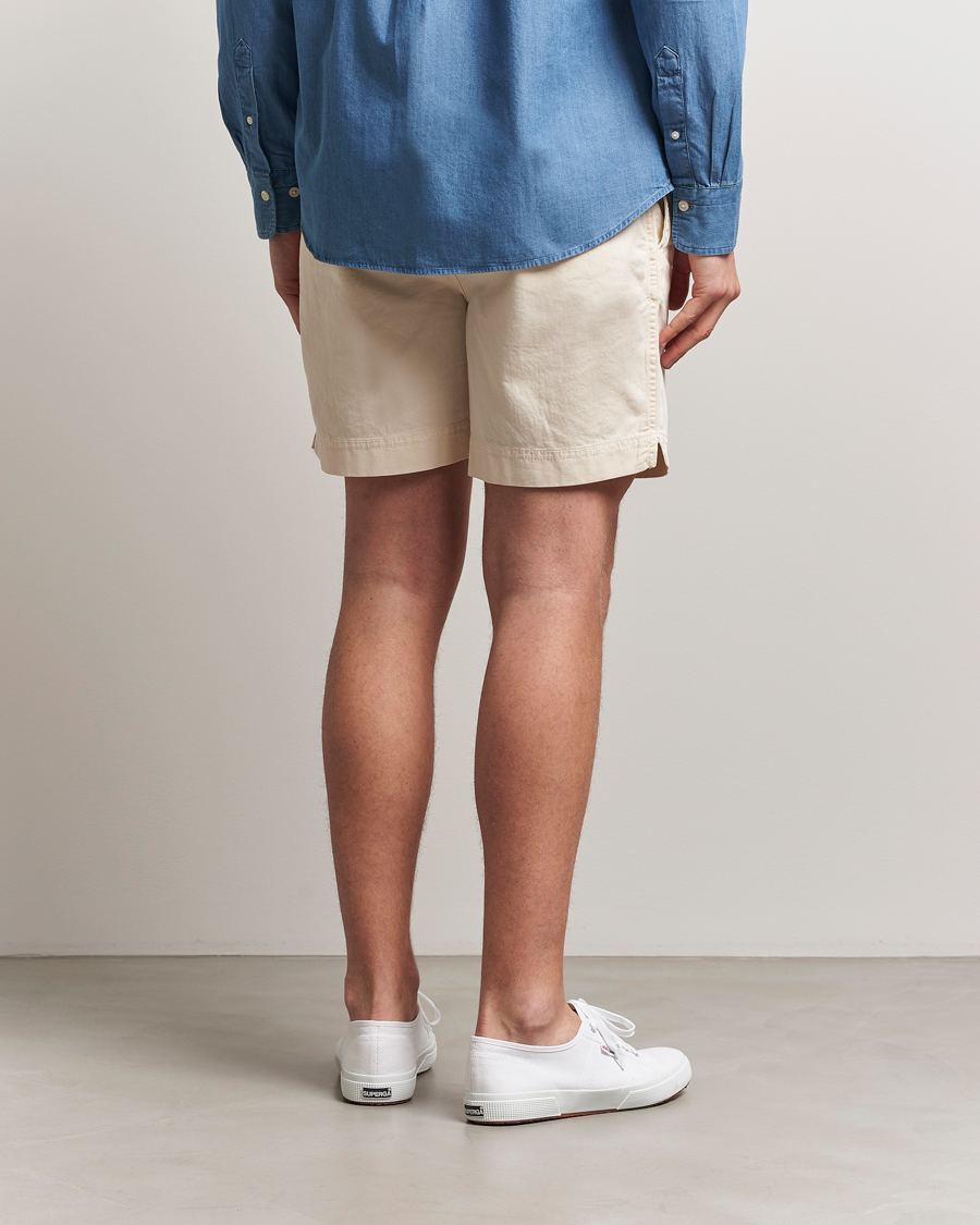 Homme | Shorts | GANT | Regular Sunfaded Drawstring Shorts Cream
