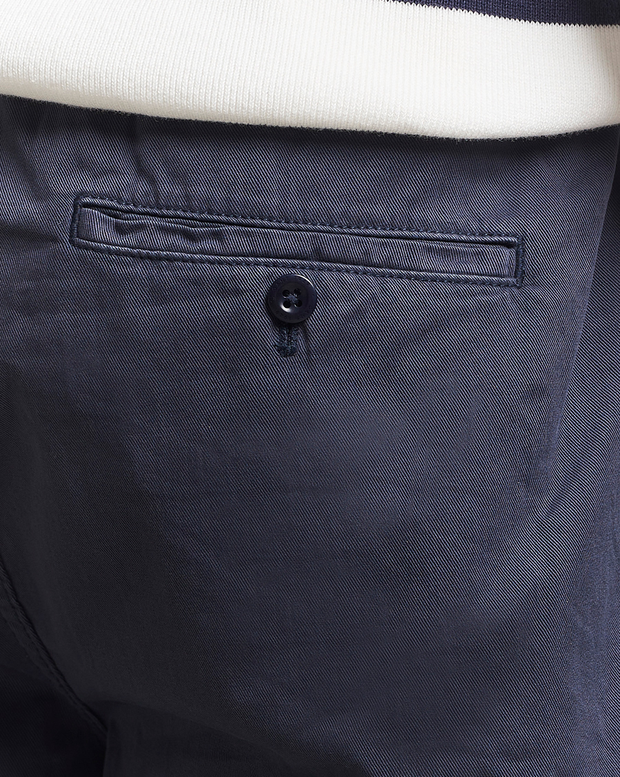 Homme | Shorts | GANT | Regular Sunfaded Drawstring Shorts Evening Blue