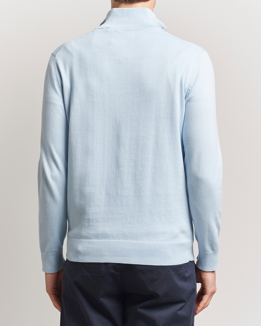 Homme | Pulls Et Tricots | GANT | Classic Cotton Half Zip Fresh Blue