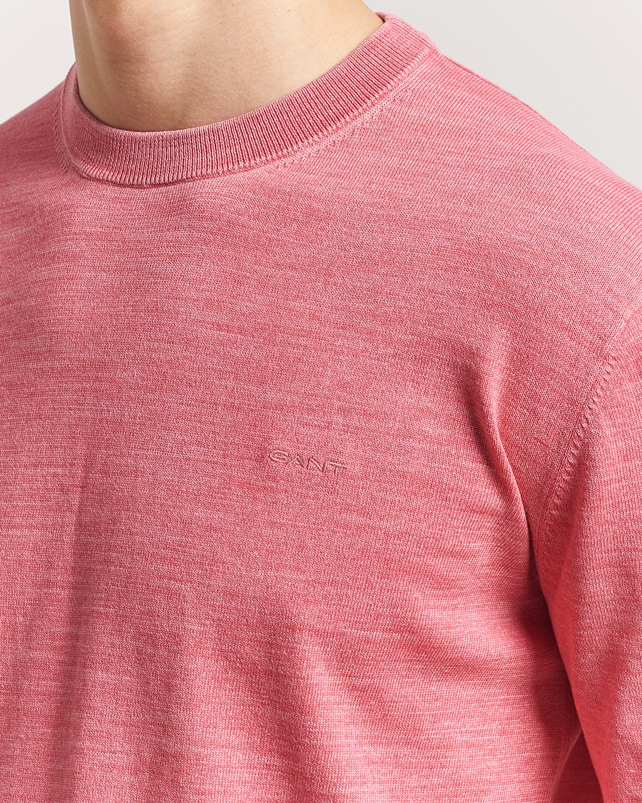 Homme | Pulls Et Tricots | GANT | Sunfaded Crew Neck Sweater Watermelon Red