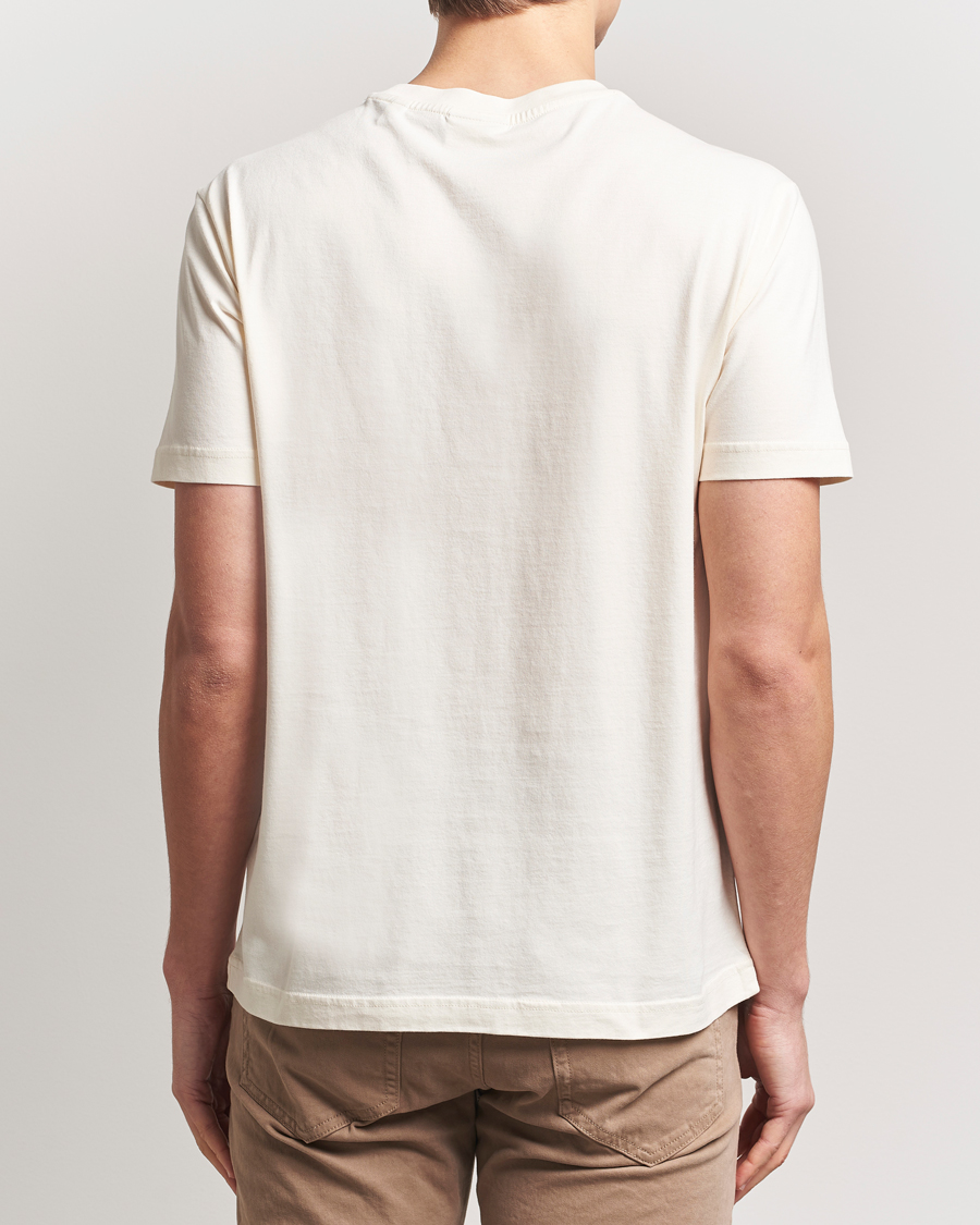 Homme | T-shirts | GANT | Small Graphic Crew Neck T-Shirt Cream