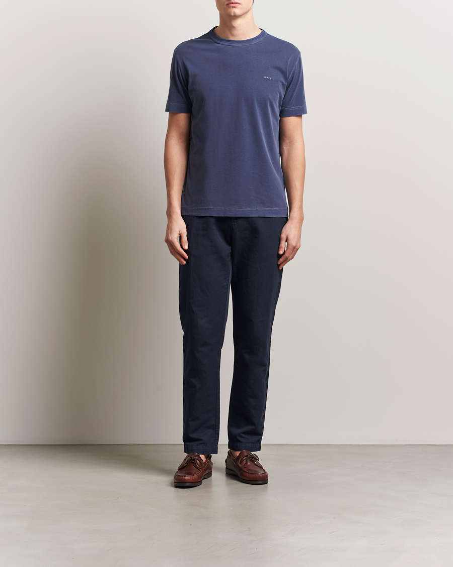 Homme | T-shirts | GANT | Sunfaded T-Shirt Persian Blue