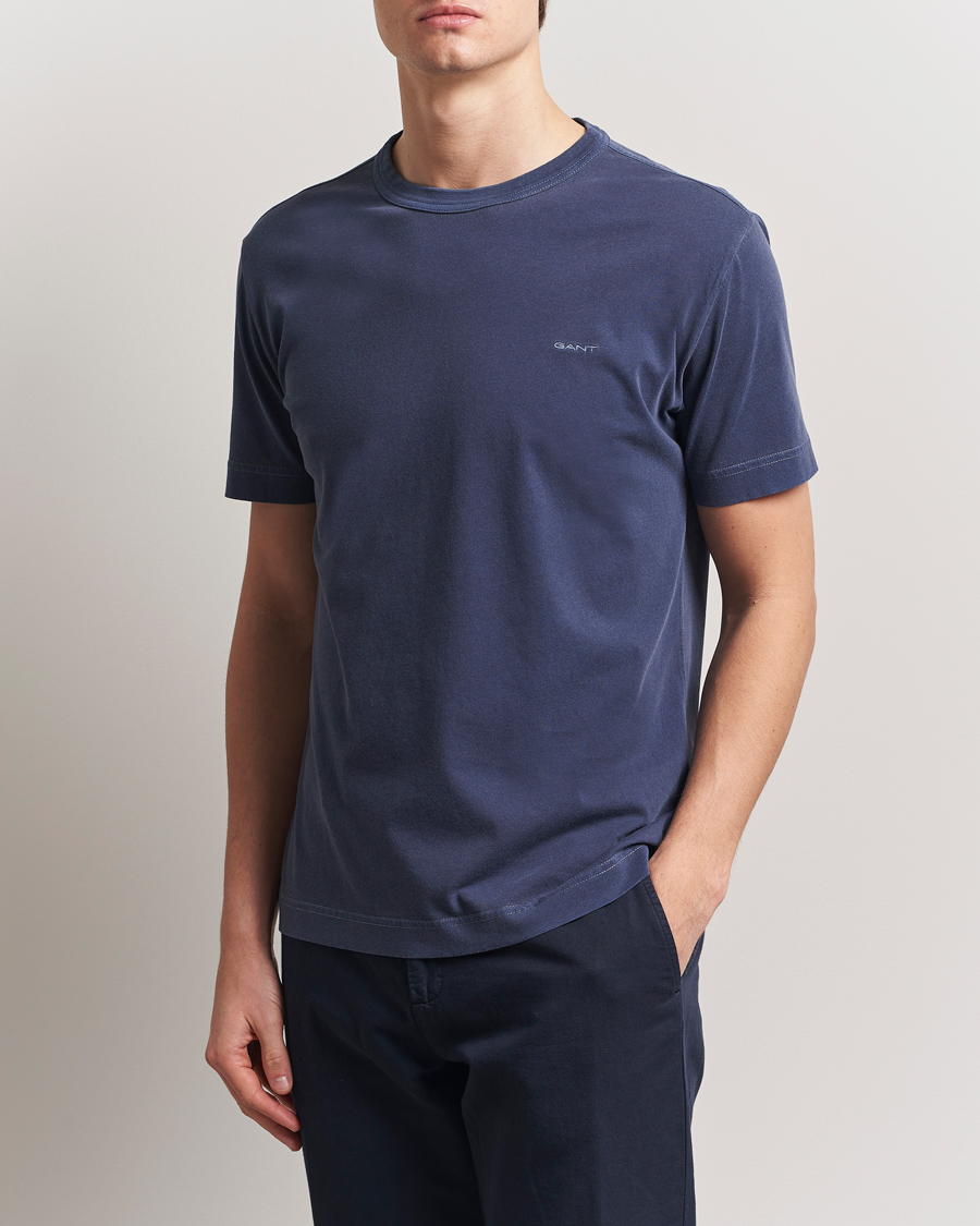 Homme | T-shirts | GANT | Sunfaded T-Shirt Persian Blue